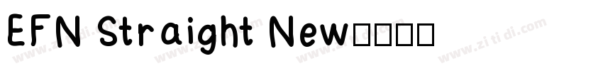 EFN Straight New字体转换